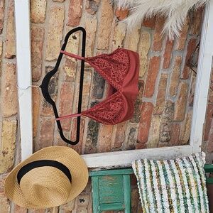 Lace Bralette in Dusty Pink